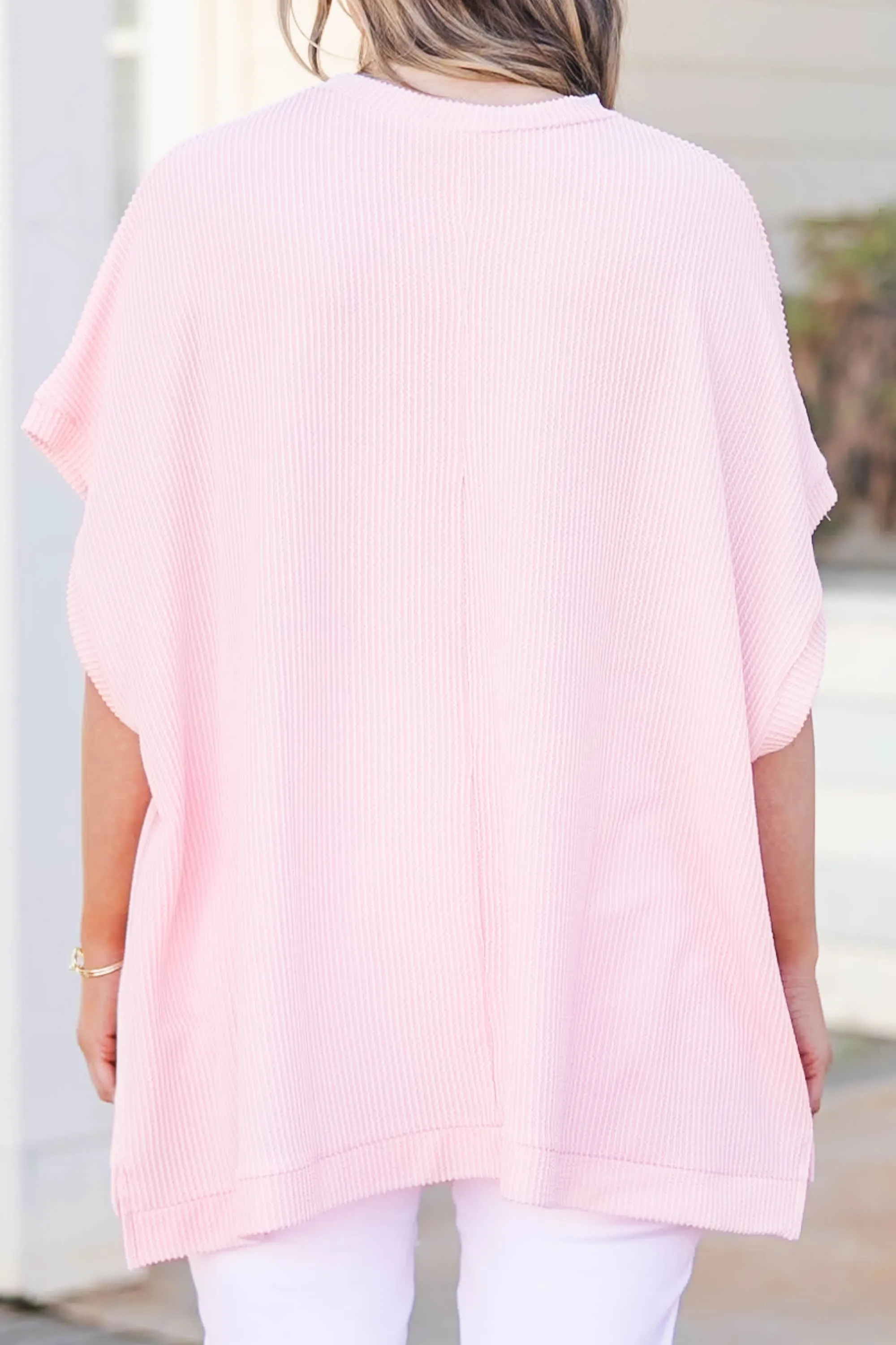 All About Knits Top, Pale Peach