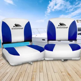 All-Weather Swivel Folding Boat Seats, 2X, Seamanship