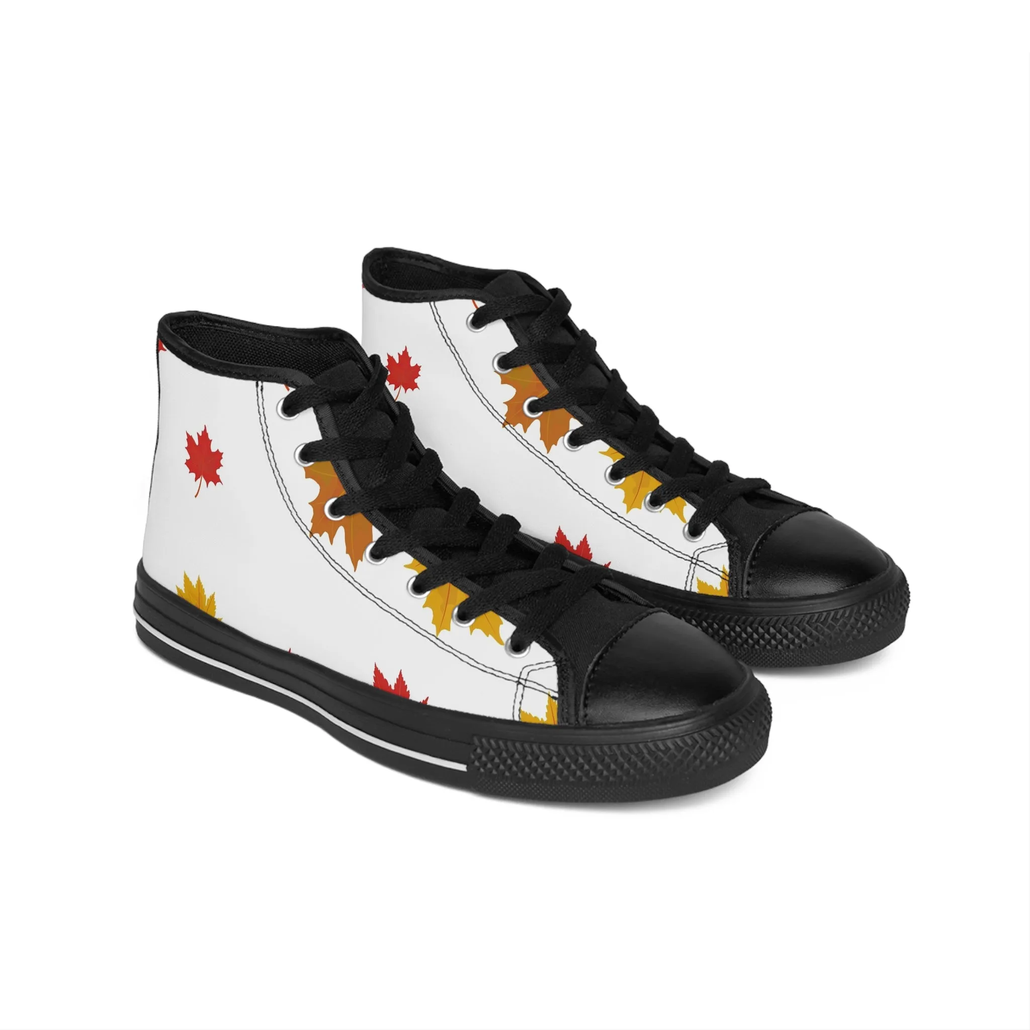 Autumn Maple Leaves Men's Classic Sneakers