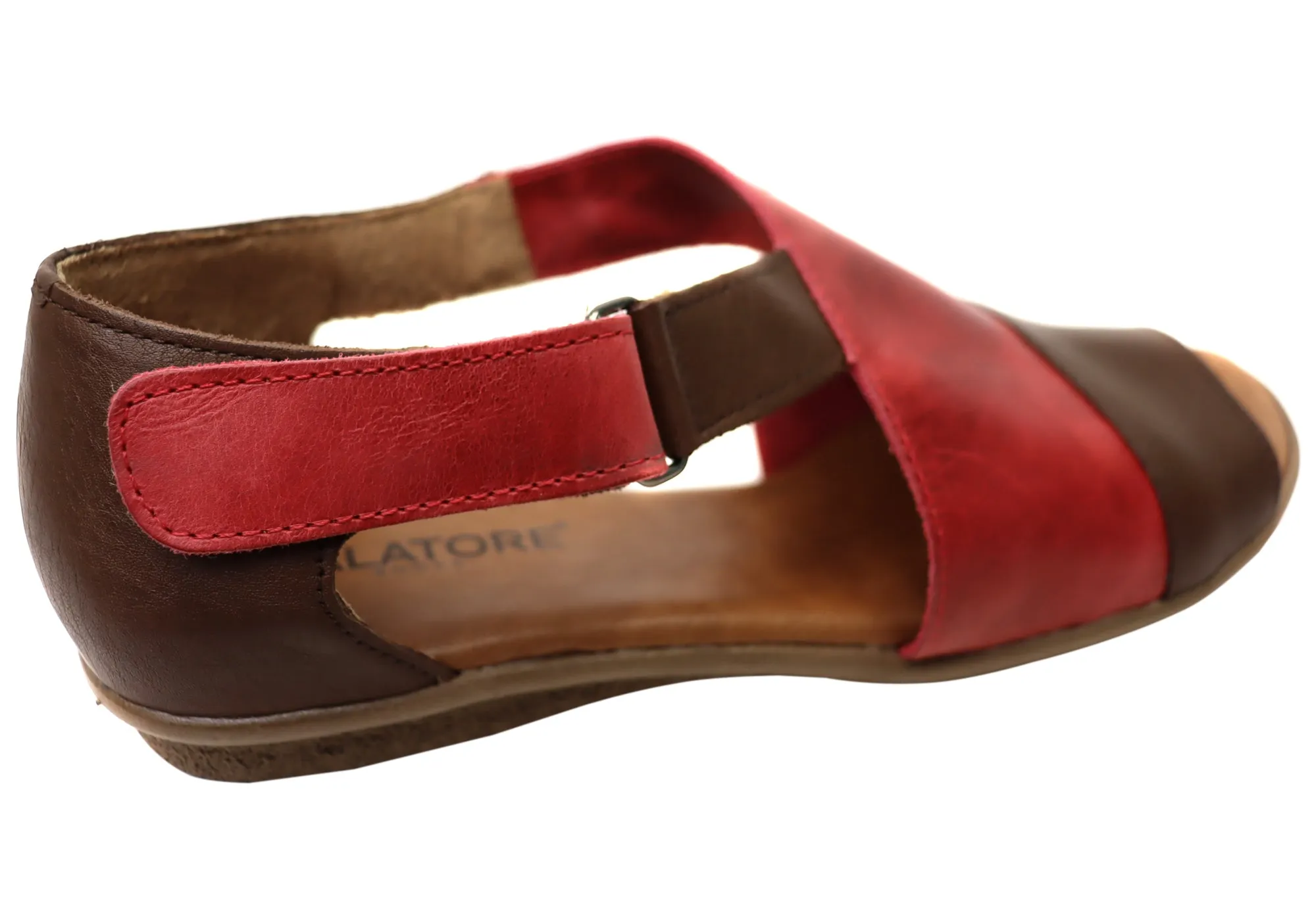 Balatore Penelope Womens Comfortable Leather Sandals Made In Brazil