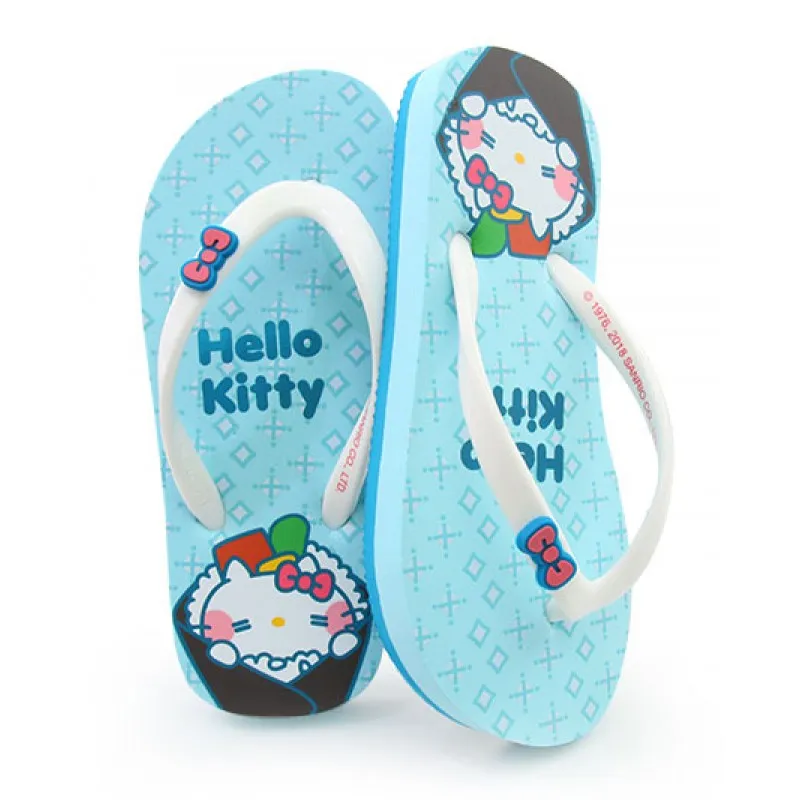 Banana Peel Slippers for Girls Kids Hello Kitty Sushi Love - Temaki