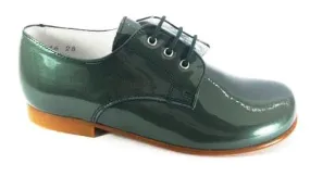 Beberlis Patent Kaki Oxford Dress Shoes