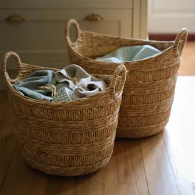 Bilberry Woven Boat Basket