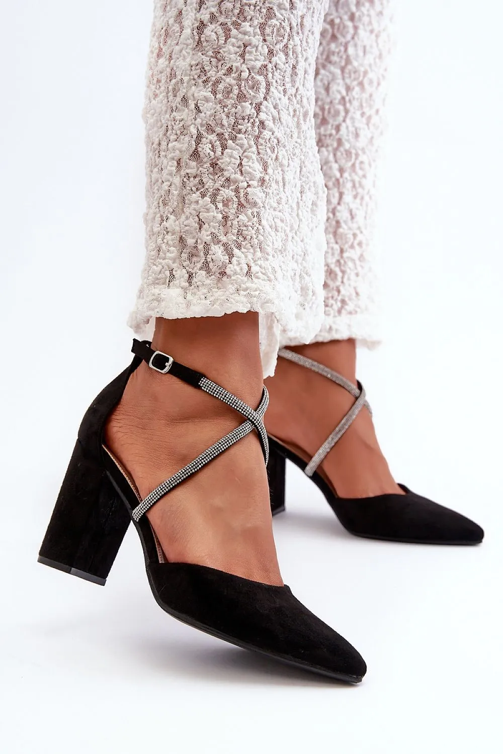 Block heel pumps Step in style