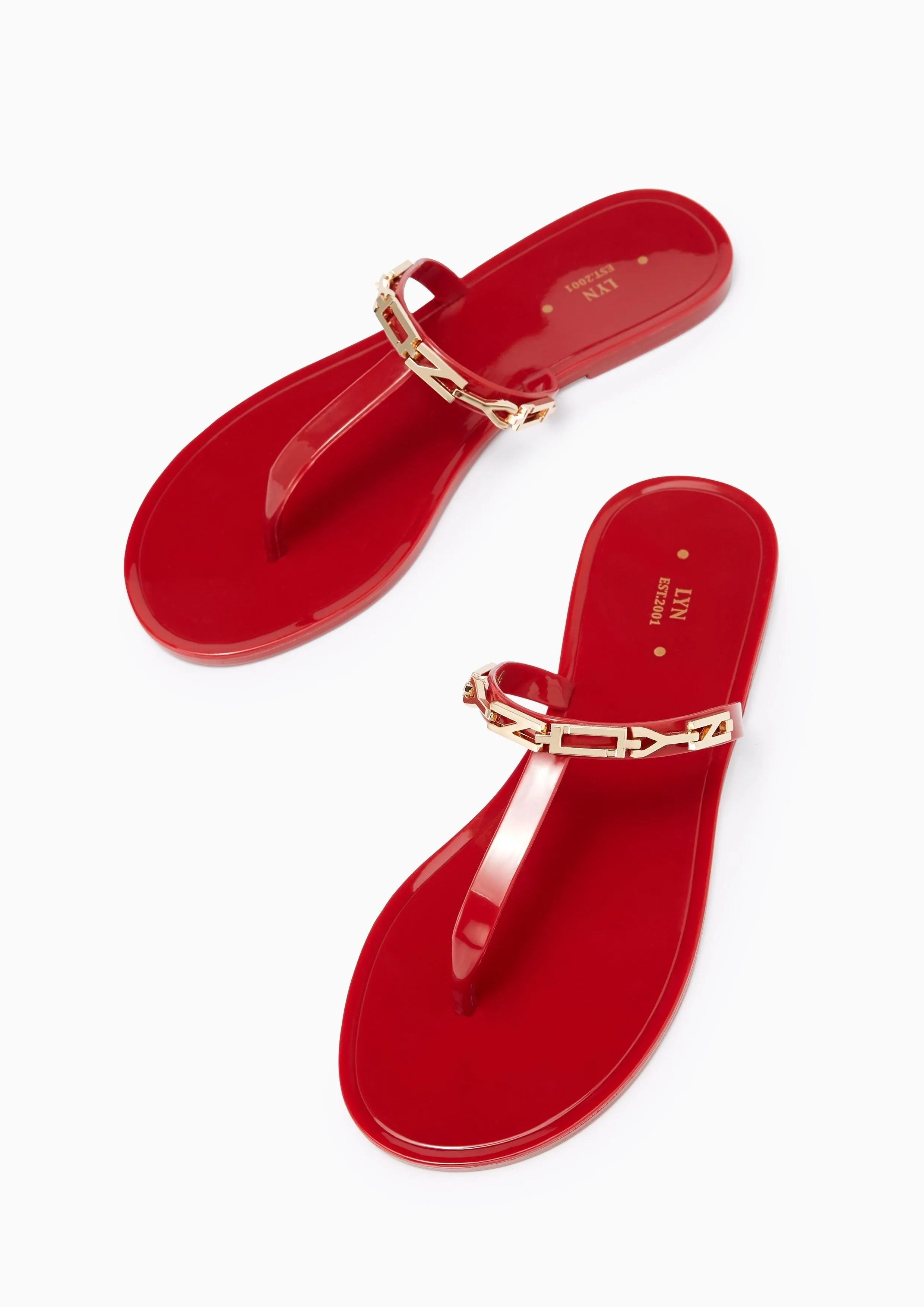 Bramble Flat Sandals Red