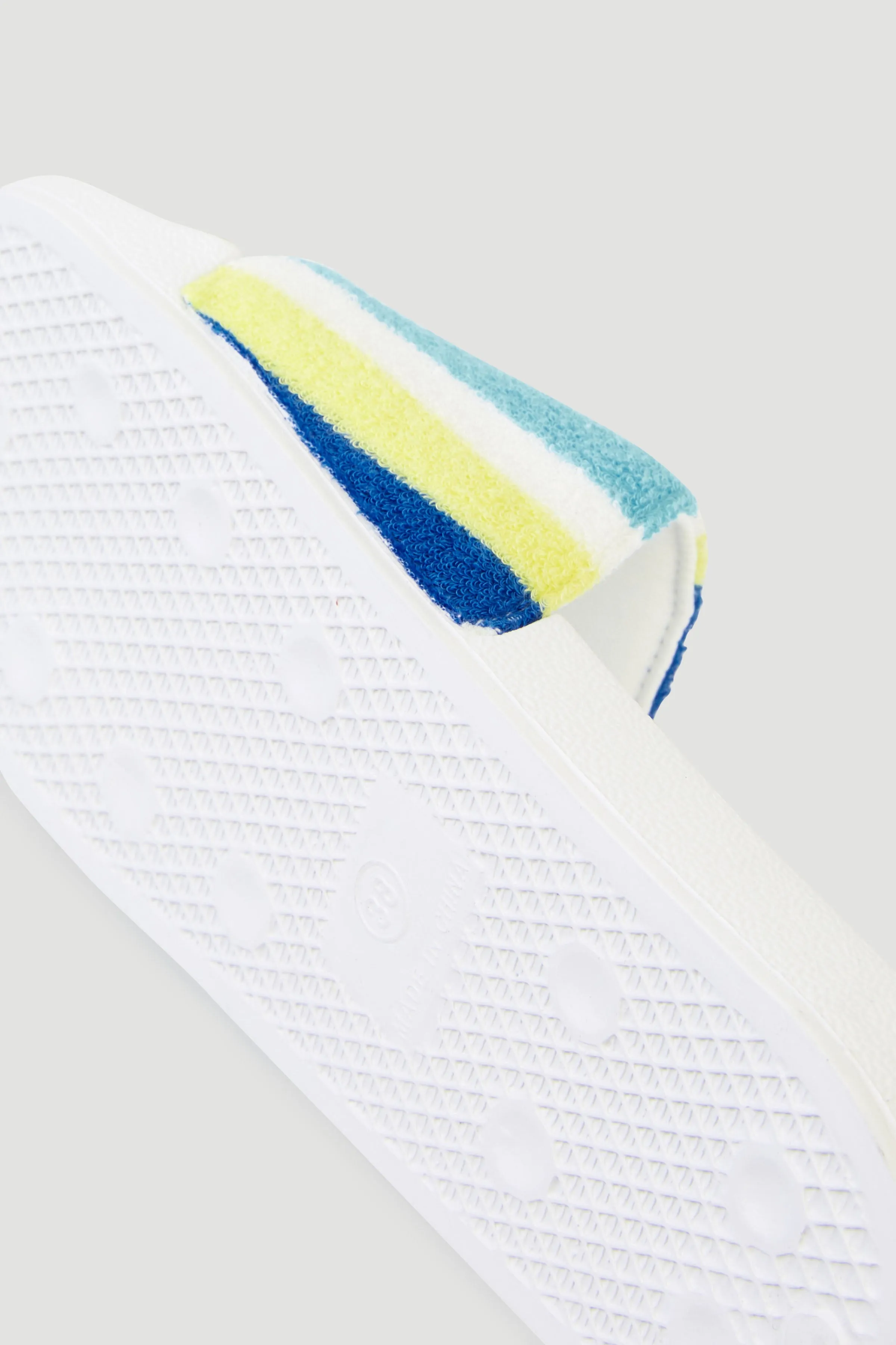 Brights Slides | Blue Towel Stripe