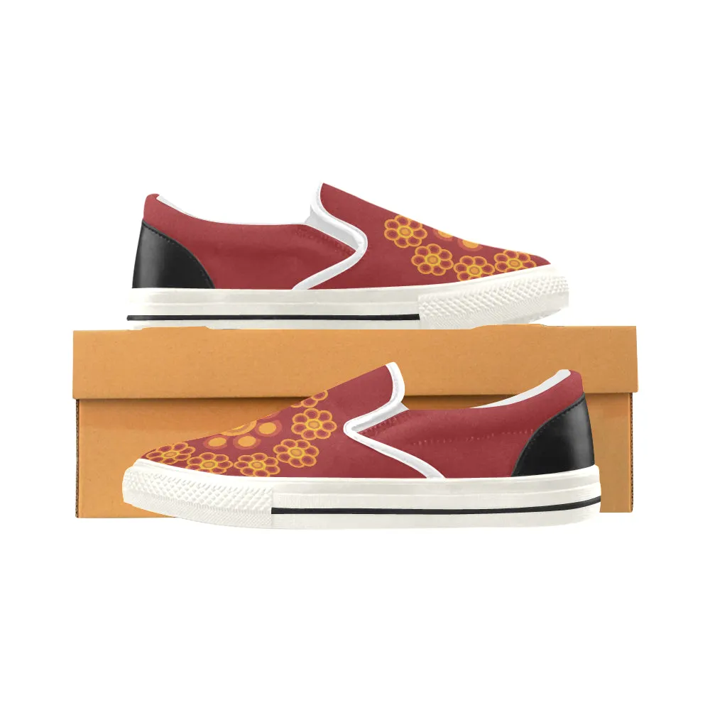 Buy Men's Mandala Print Canvas Slip-on Shoes at TFS