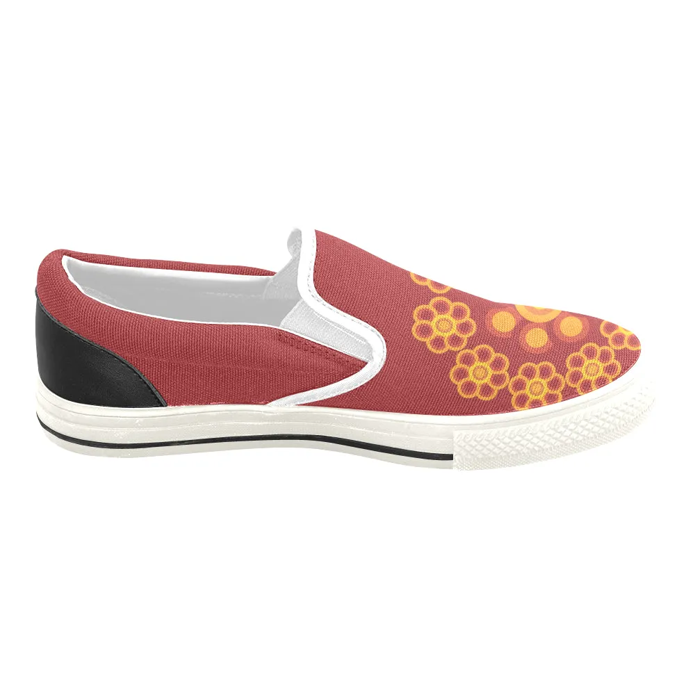 Buy Men's Mandala Print Canvas Slip-on Shoes at TFS