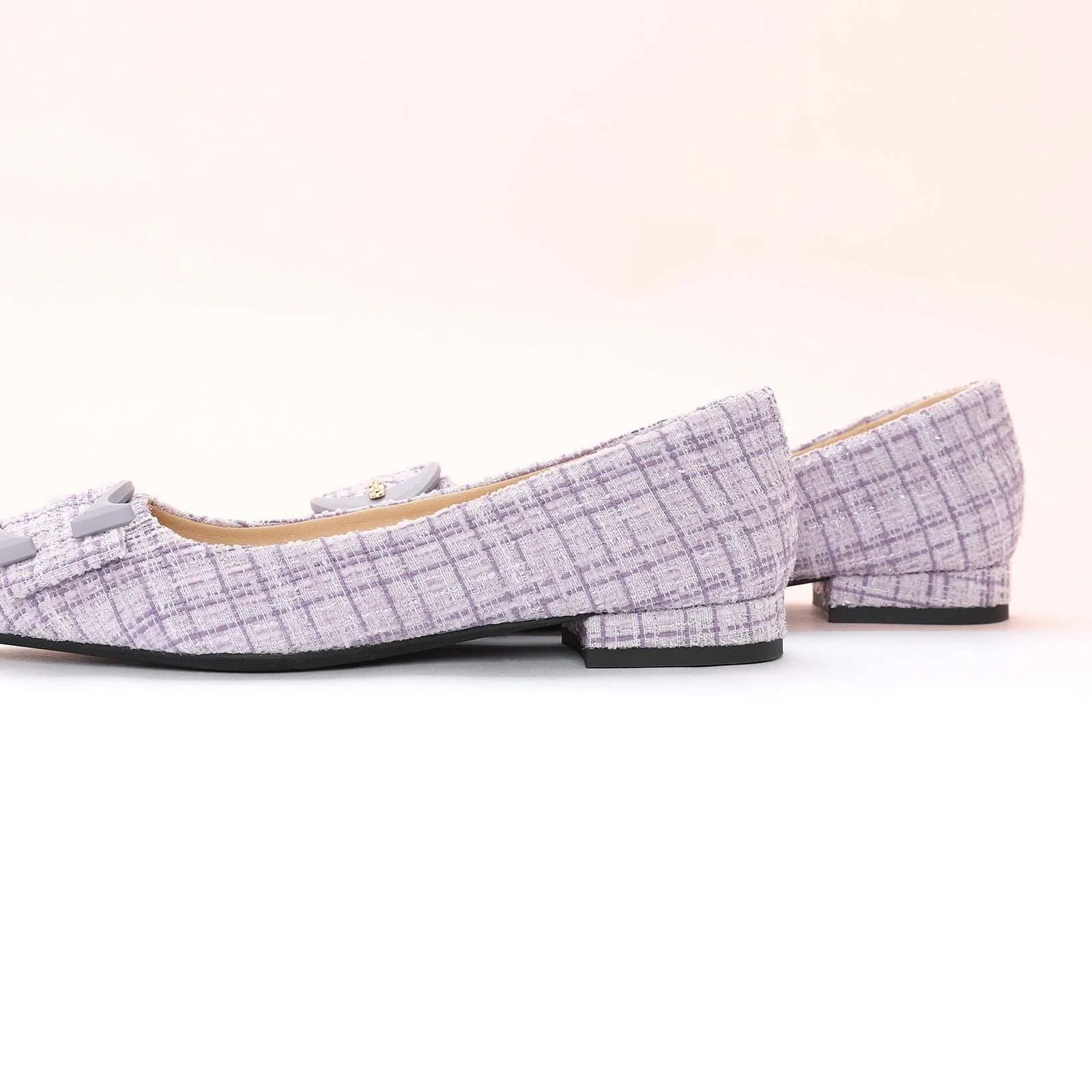 C Buckle Tweed Flats (Aida)