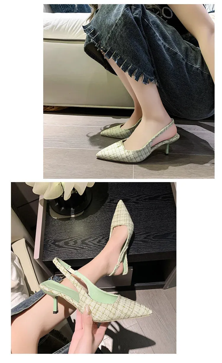 Chic Pointed High Heel Sandals for Women