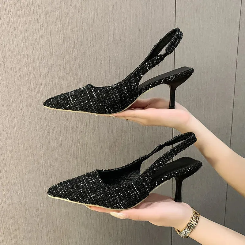 Chic Pointed High Heel Sandals for Women