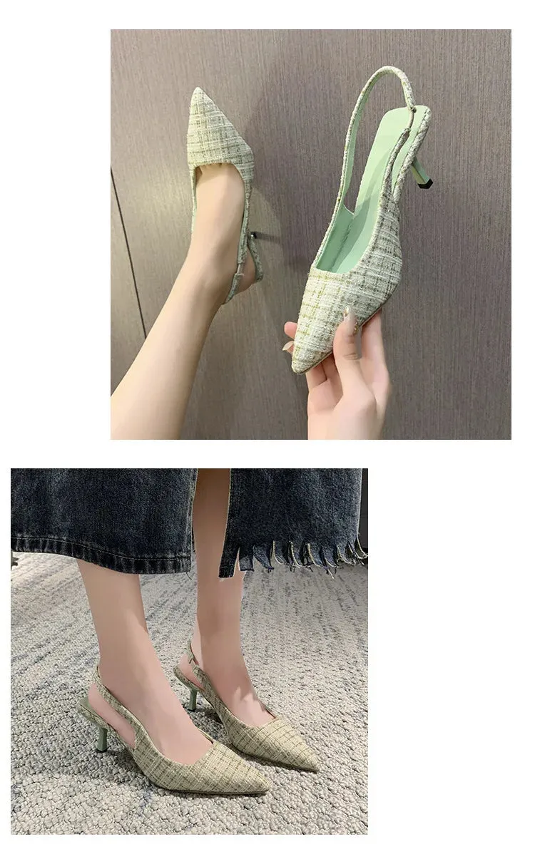 Chic Pointed High Heel Sandals for Women