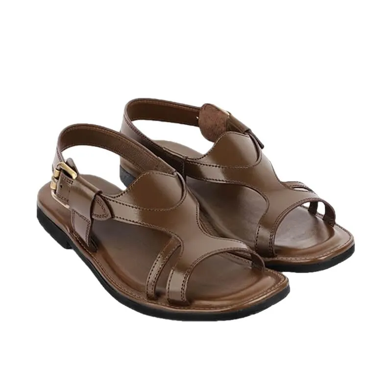 Corgan Mens Cowhide Genuine Eco Leather Sandals