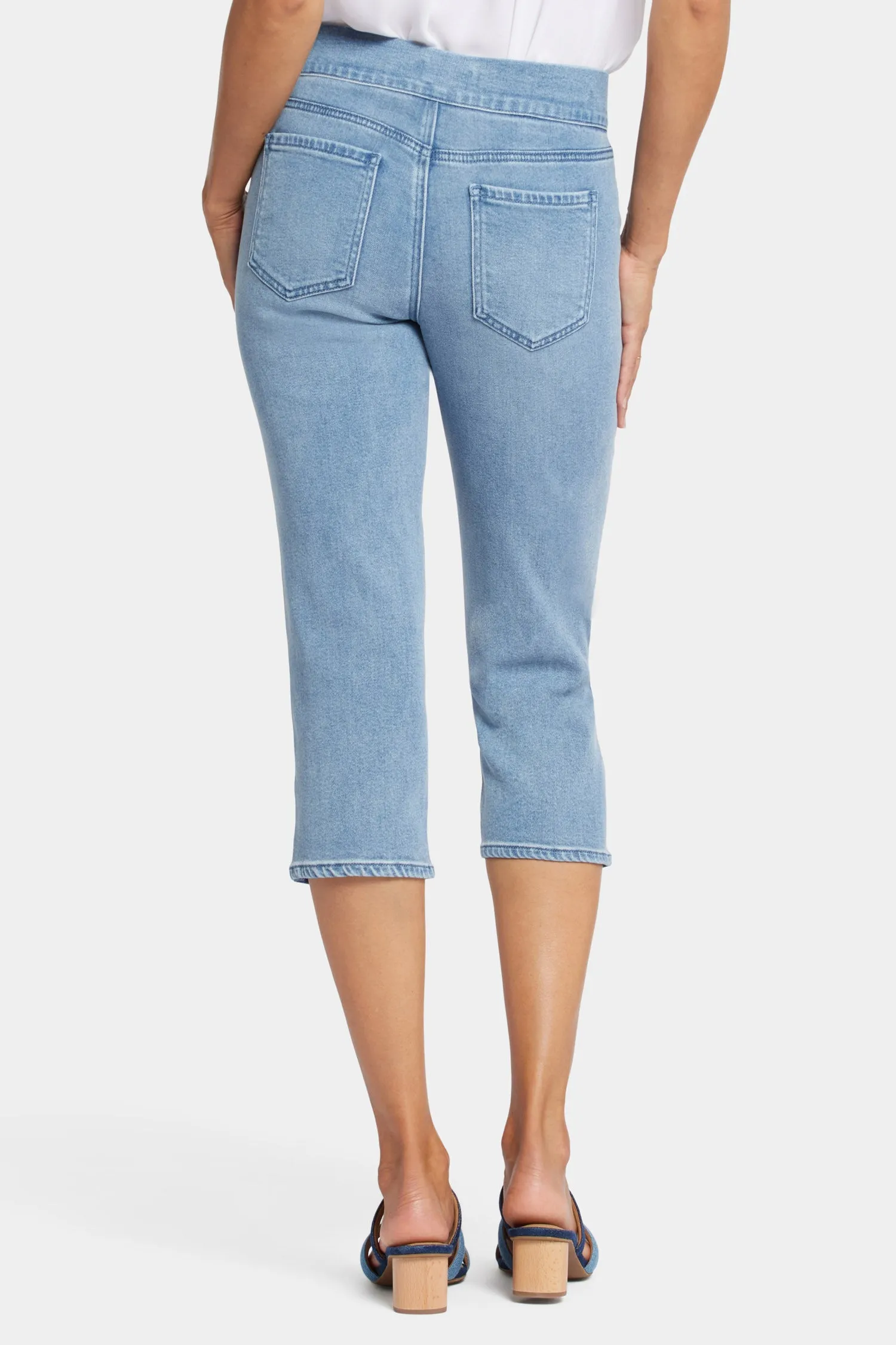 Dakota Crop Pull-On Jeans In Petite  - Corfu