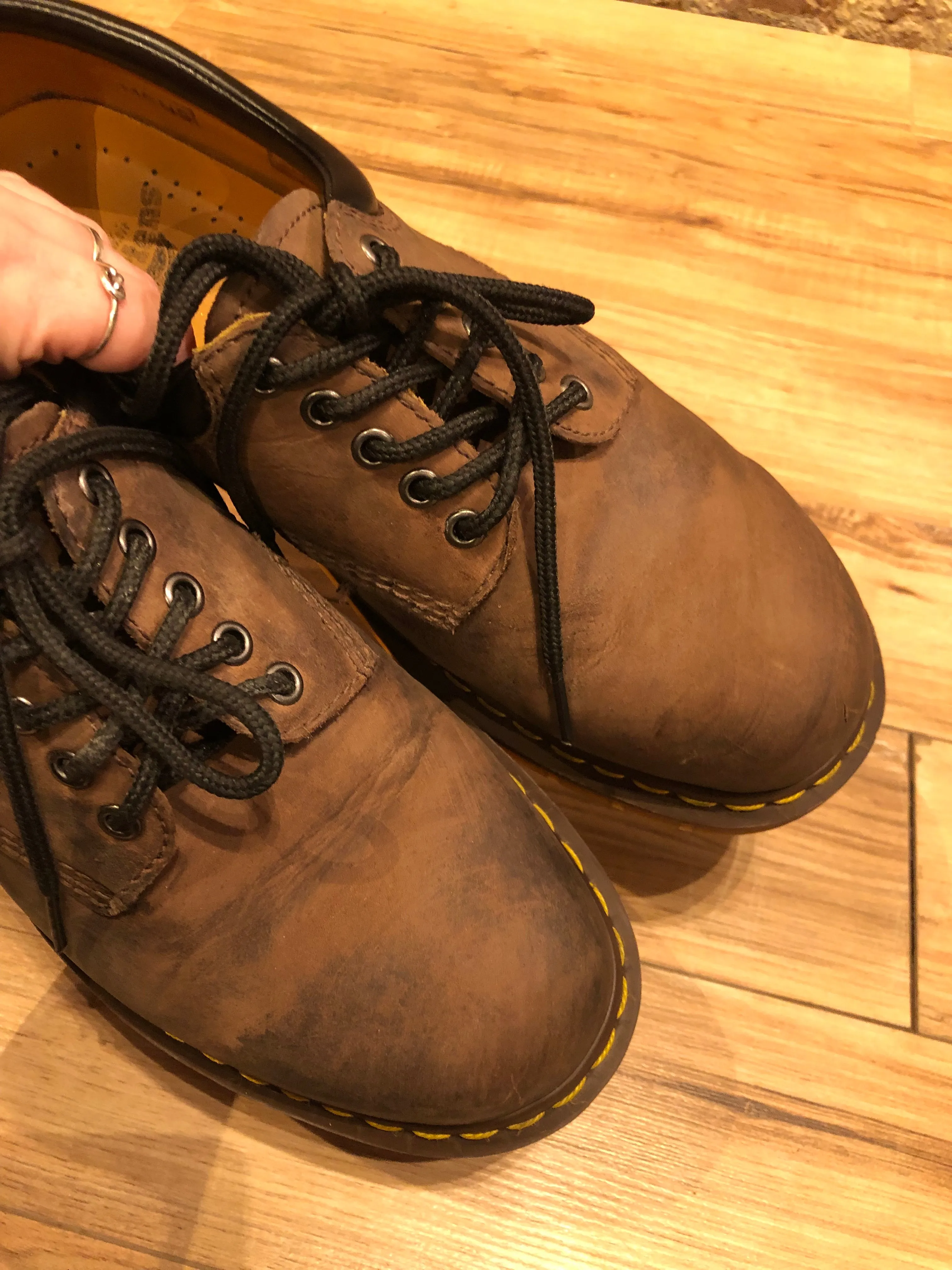 Dr. Martens Brown Nubuck Oxfords, UK 9/ US M 10/ US W 11/ EUR 43, SOLD