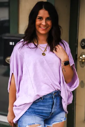 Enjoy the Breeze Lilac Top