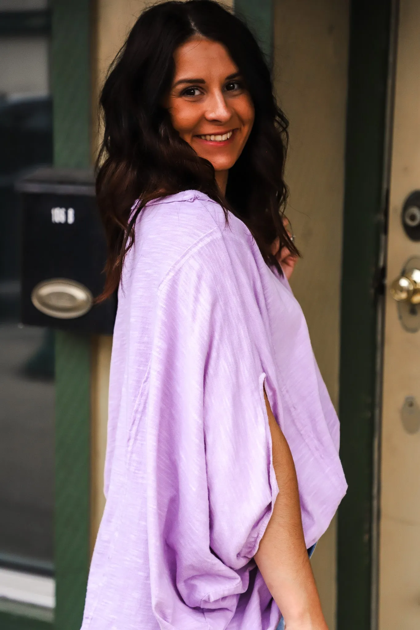 Enjoy the Breeze Lilac Top