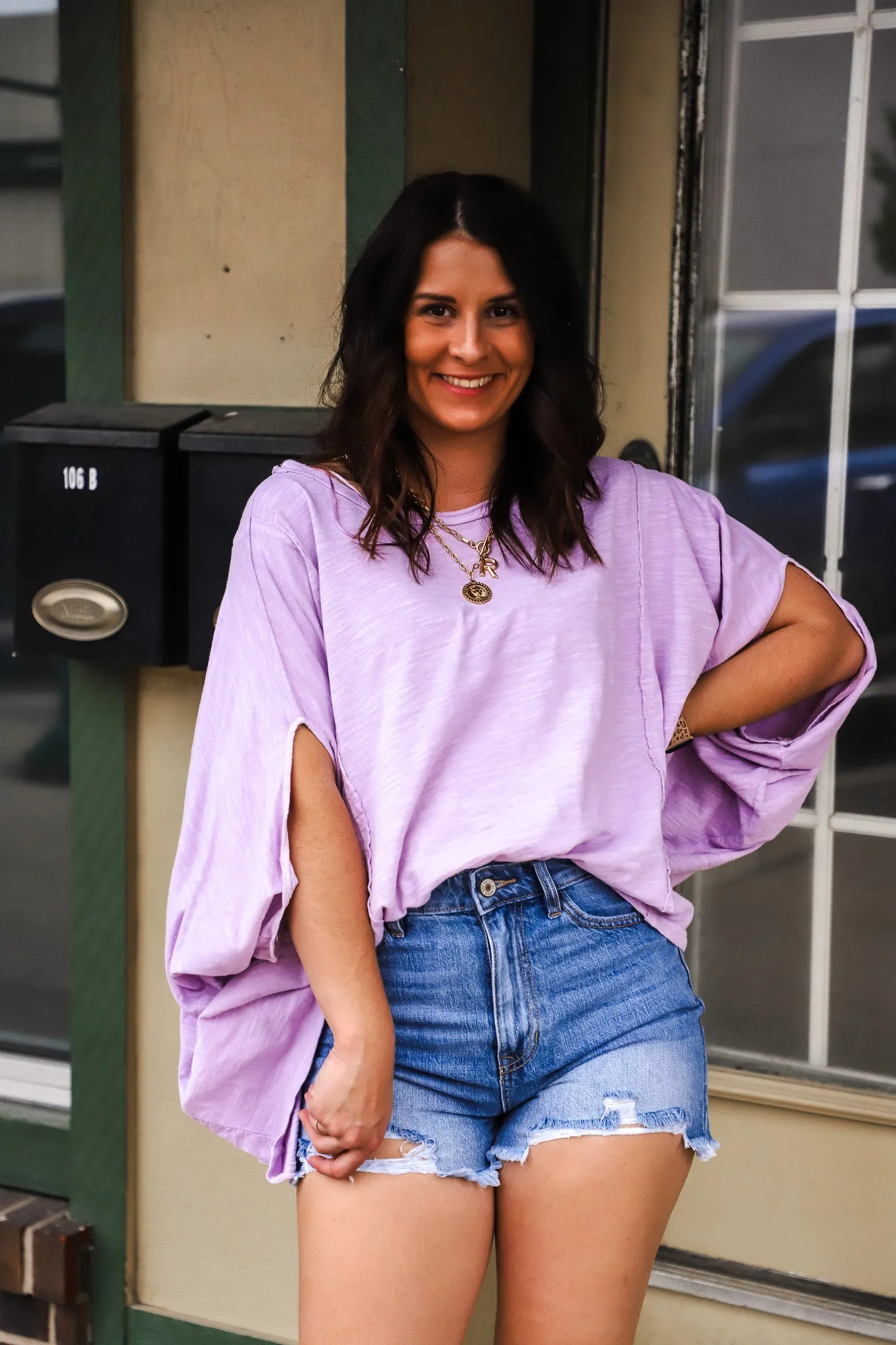 Enjoy the Breeze Lilac Top