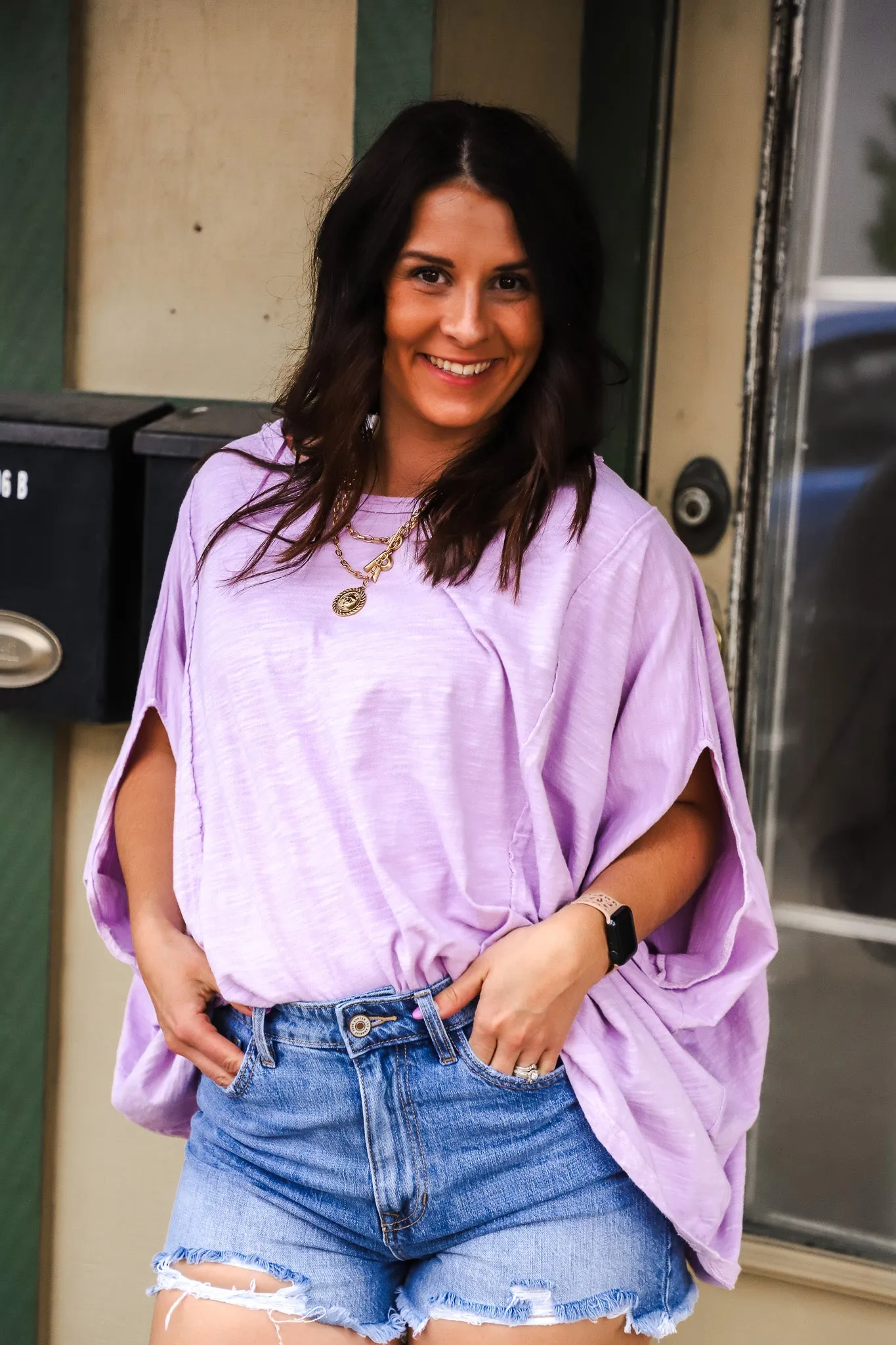 Enjoy the Breeze Lilac Top