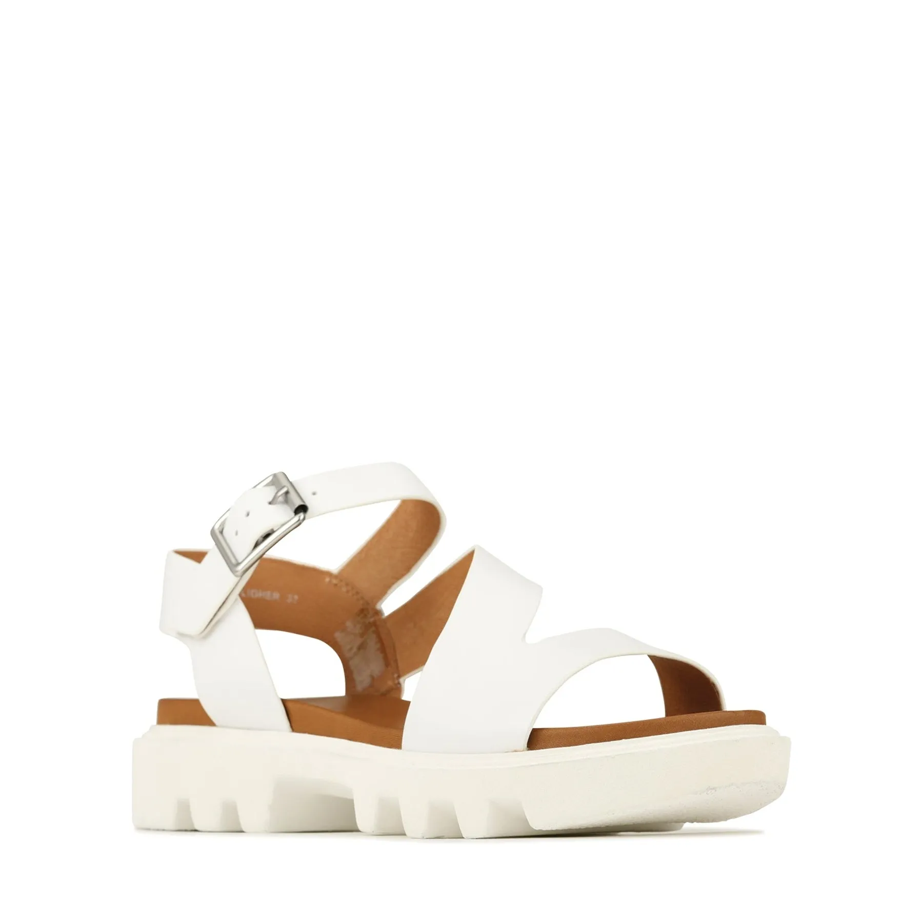 FLIGHER PLATFORM SANDALS LEATHER