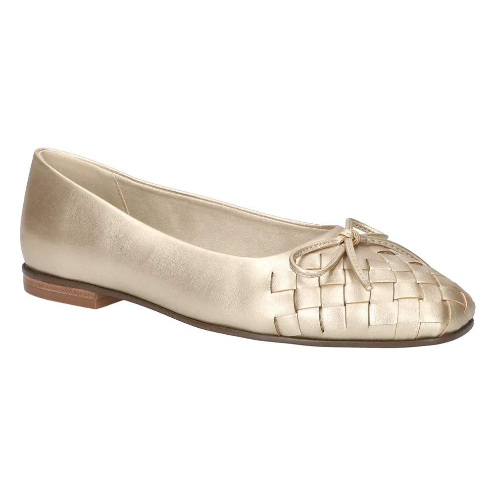 Francie Metallic Ballet Flats