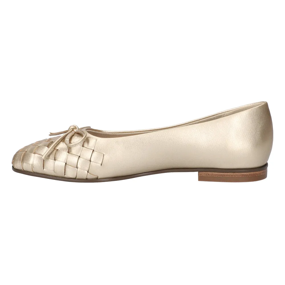 Francie Metallic Ballet Flats