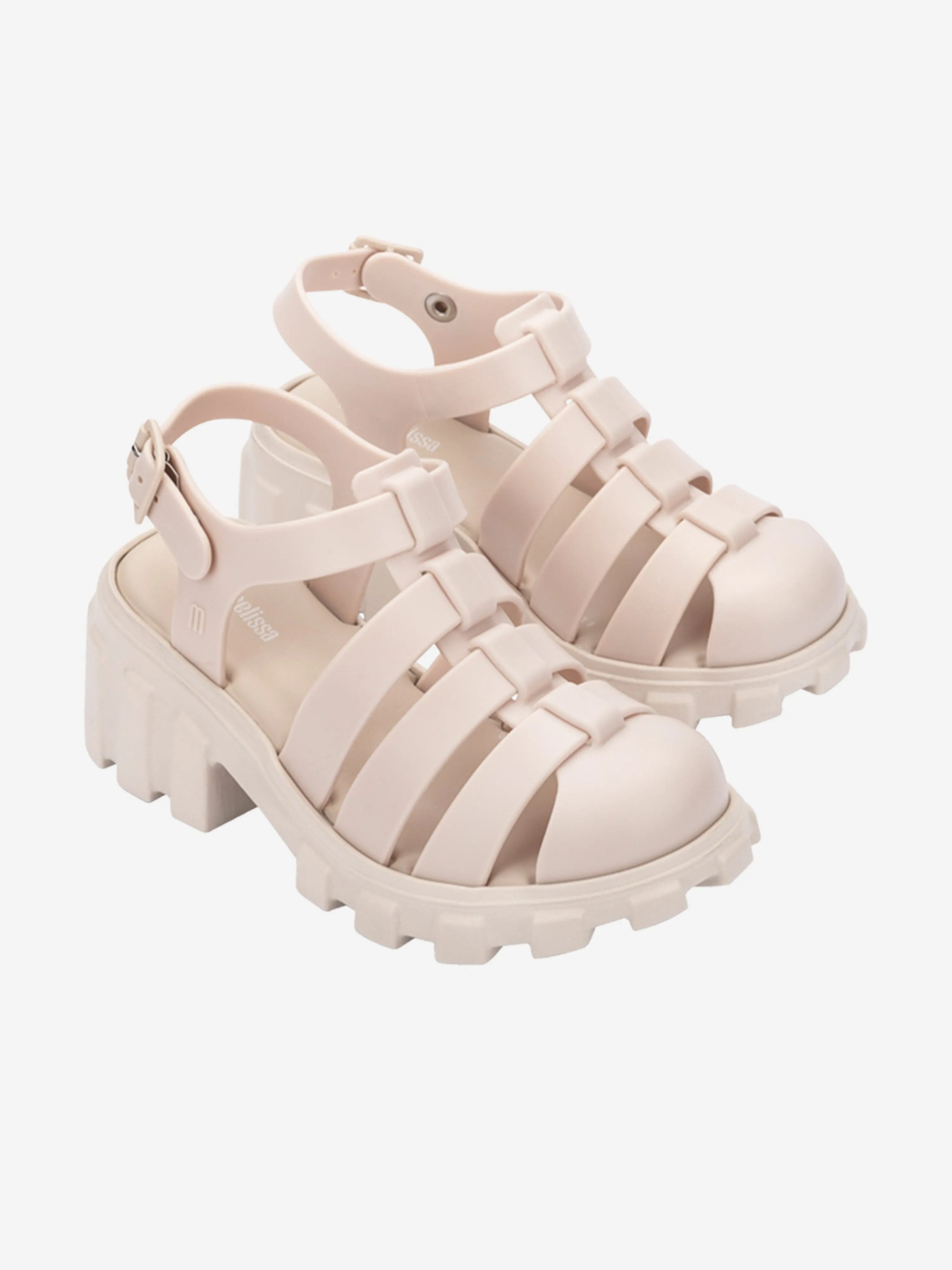 Girls Megan Sandals in Ivory