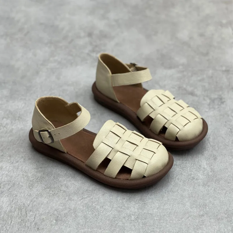 Handmade Leather Roman Sandals All-match Casual Shoes