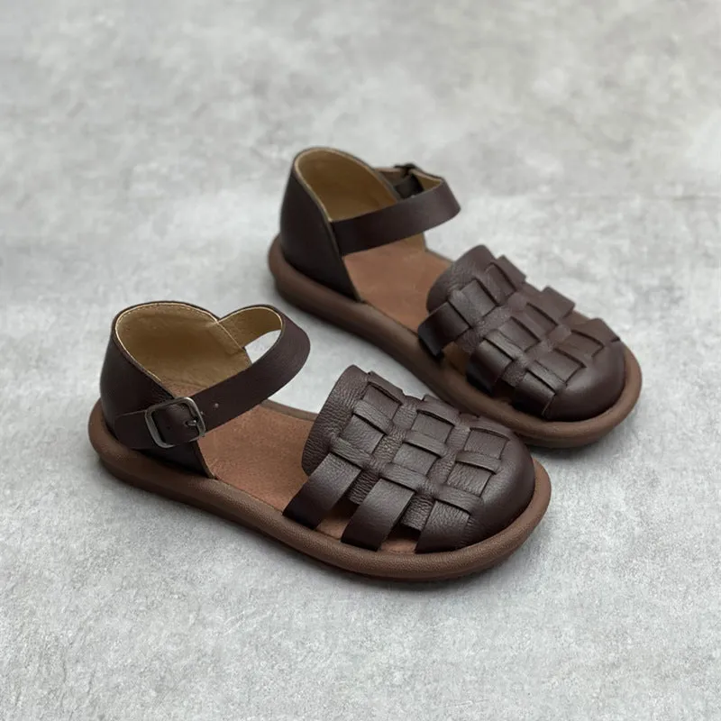 Handmade Leather Roman Sandals All-match Casual Shoes