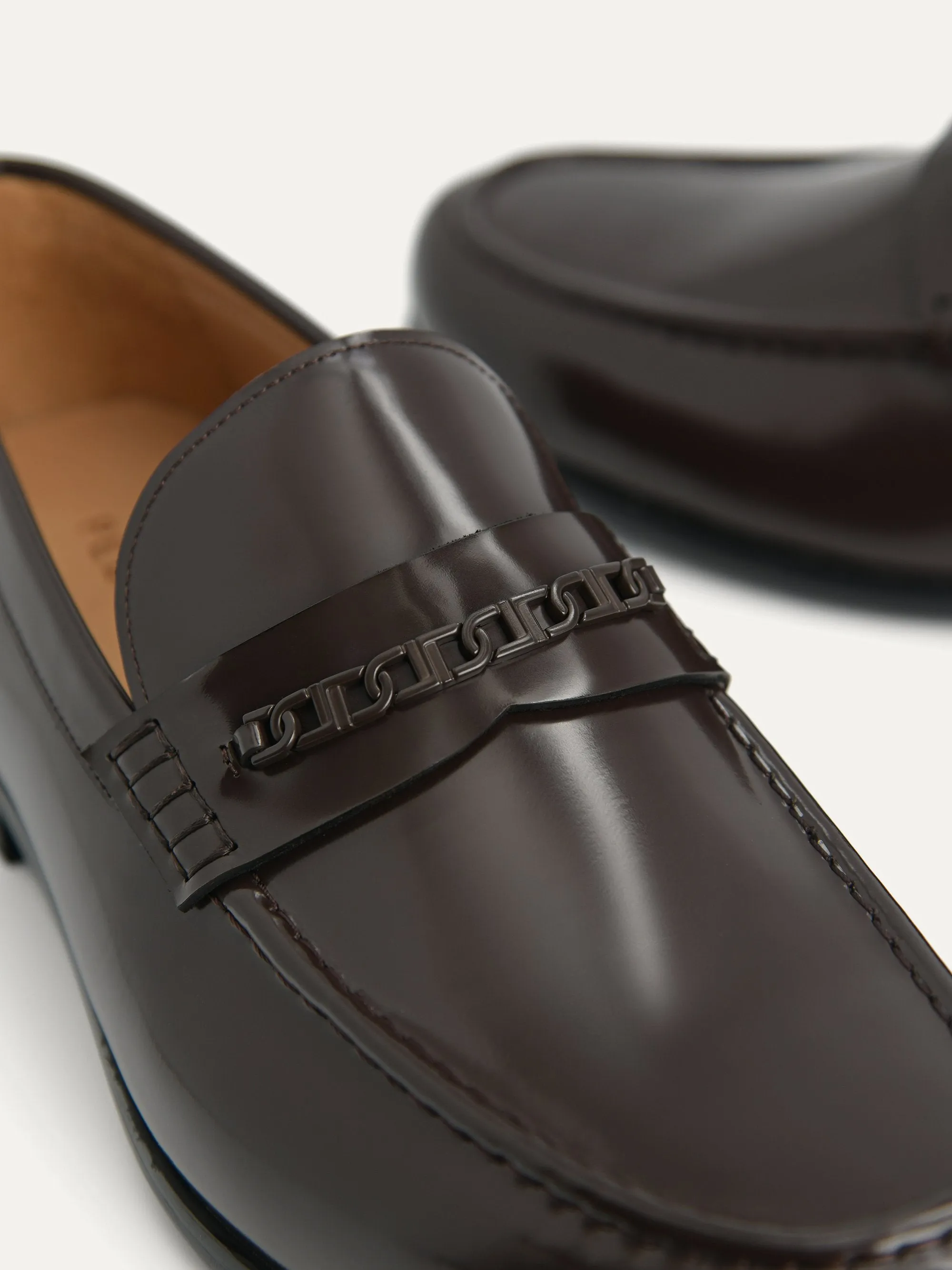 Icon Leather Penny Loafers