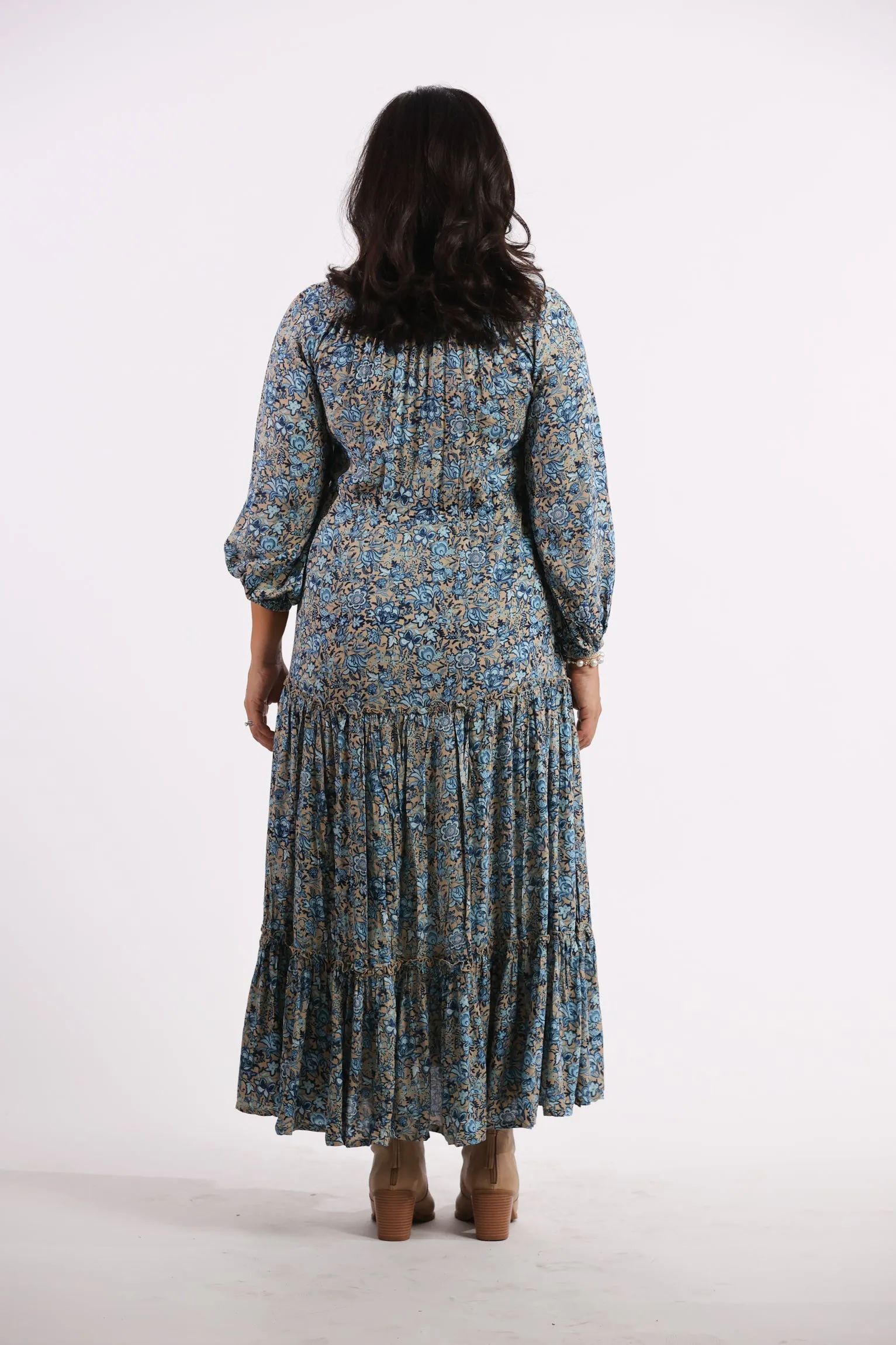 Indah Dress in Skylight