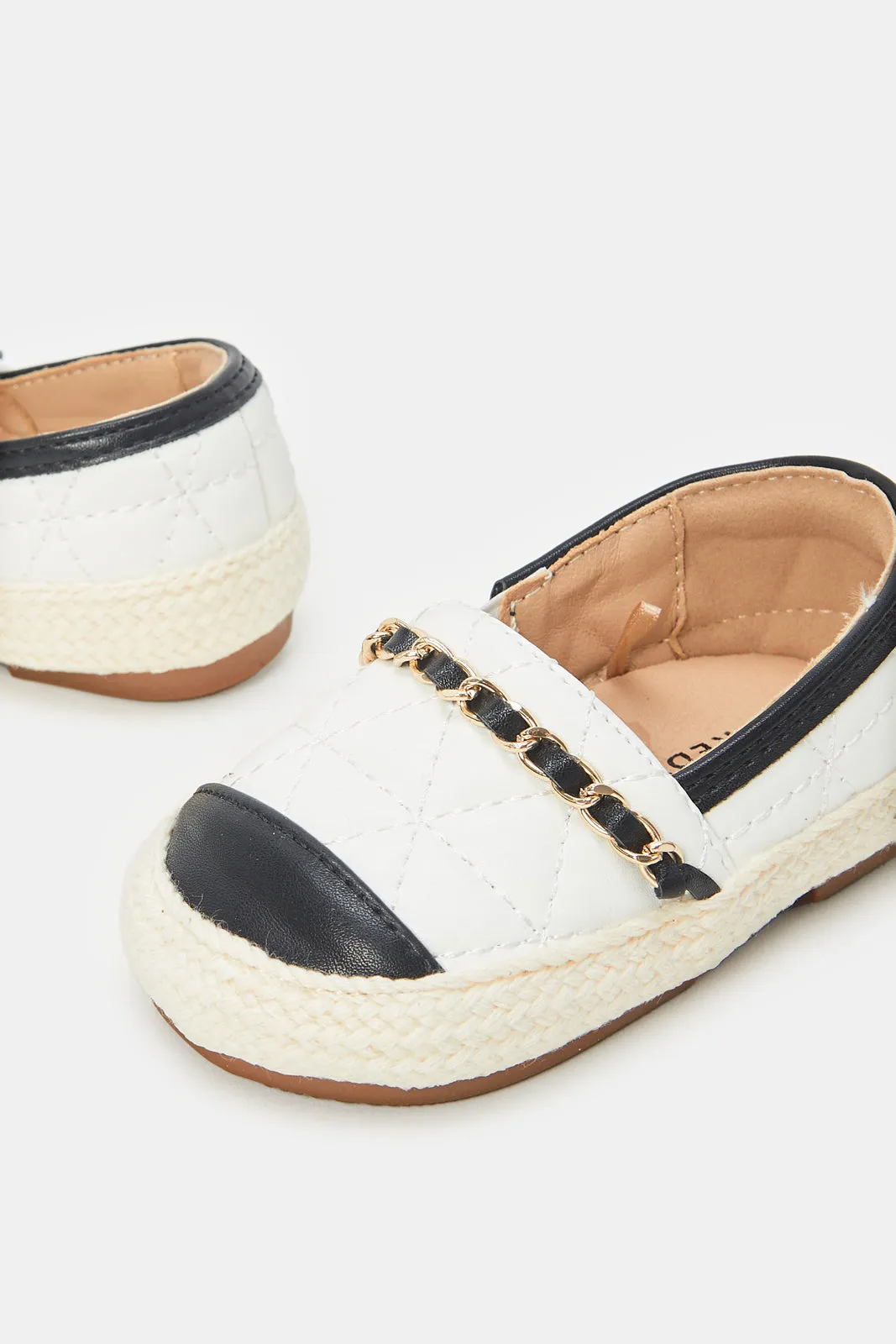 Infant Girls White Espadrilles