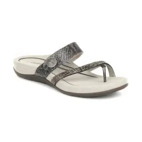 Izzy Adjustable Slide - Pewter Sparkle