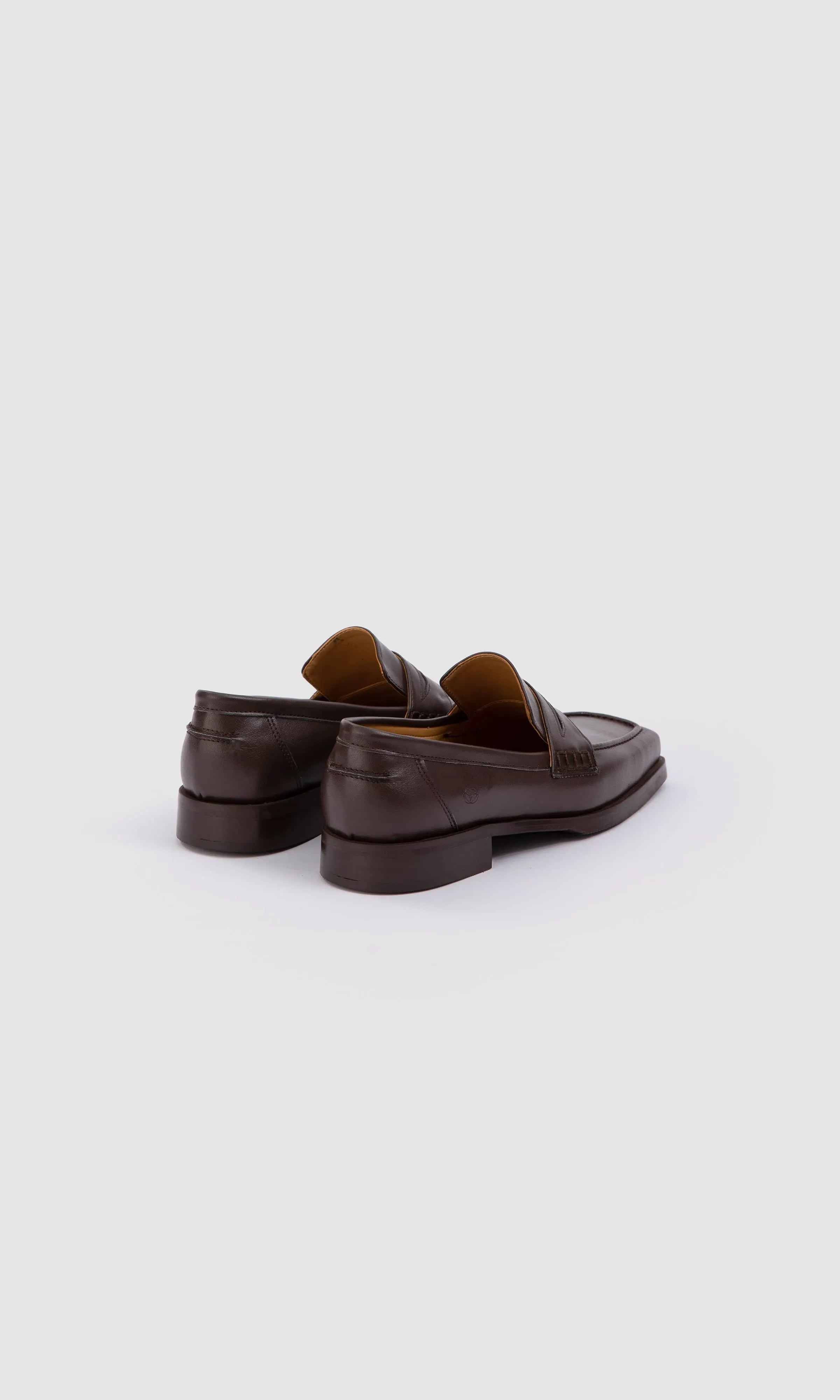 Joan Vegan Olive & Apple Leather Loafers | Brown