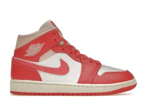 Jordan 1 Mid Strawberries And Cream (Women'S)