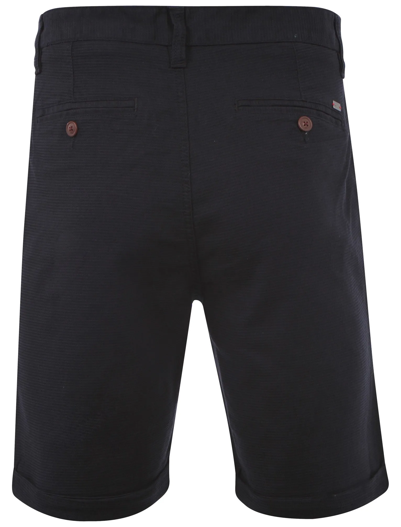 Le Shark Damien Navy cotton shorts