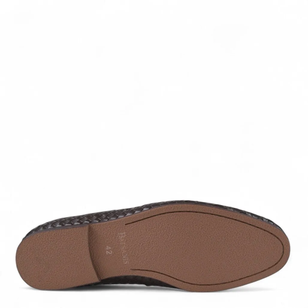 Lisbon Brown Weave Loafer