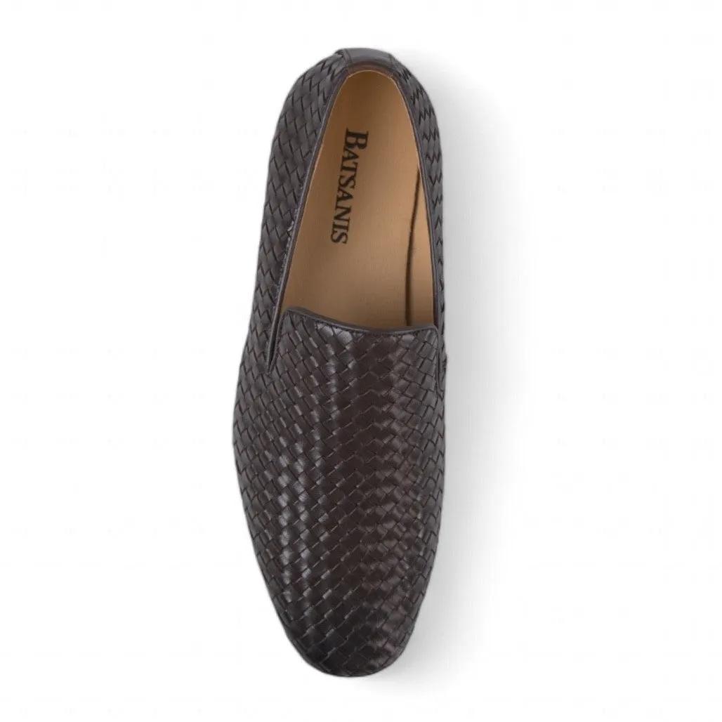 Lisbon Brown Weave Loafer