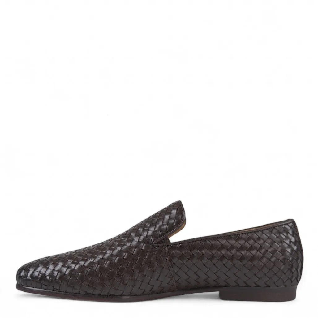 Lisbon Brown Weave Loafer