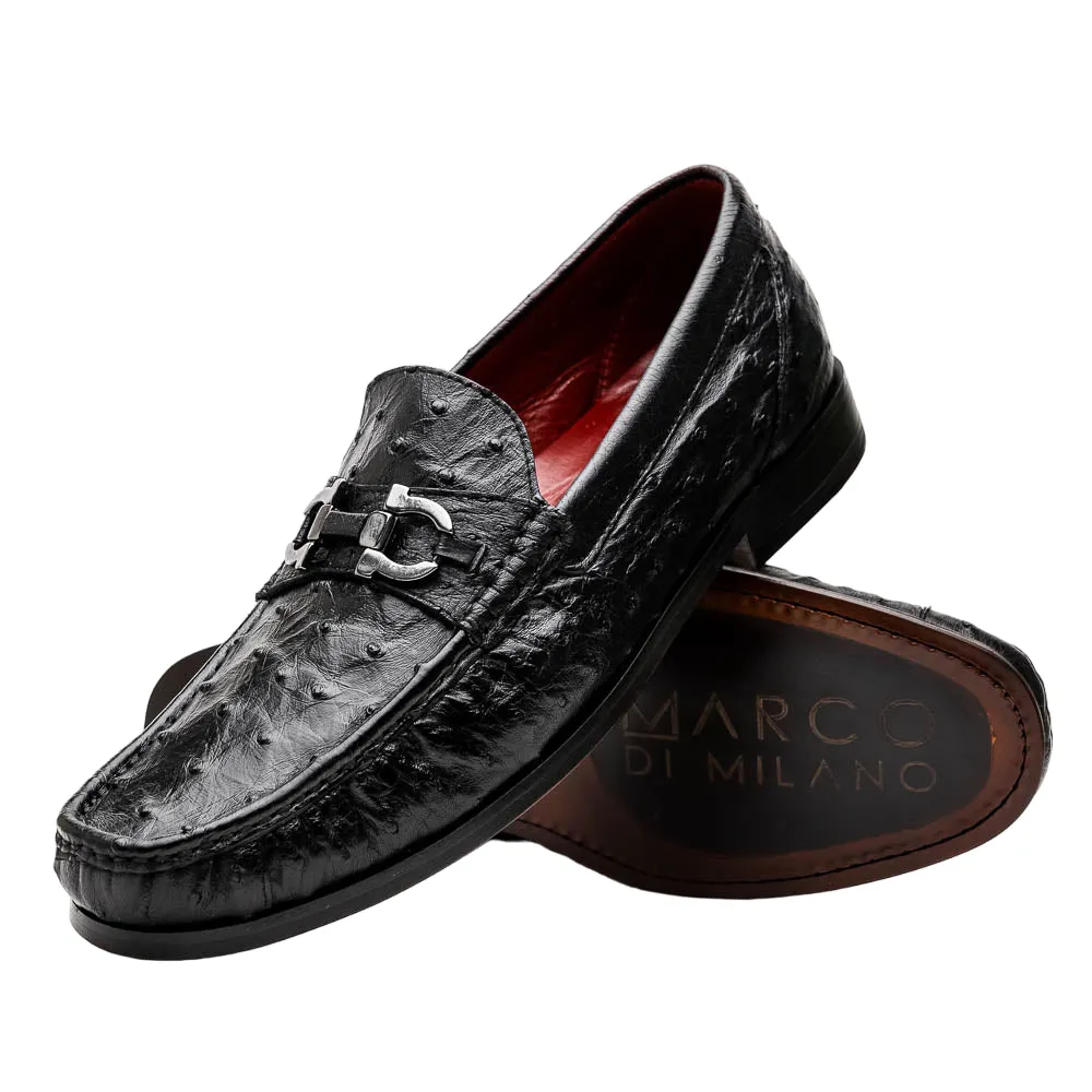 Marco Di Milano Ferrioni Ostrich Black