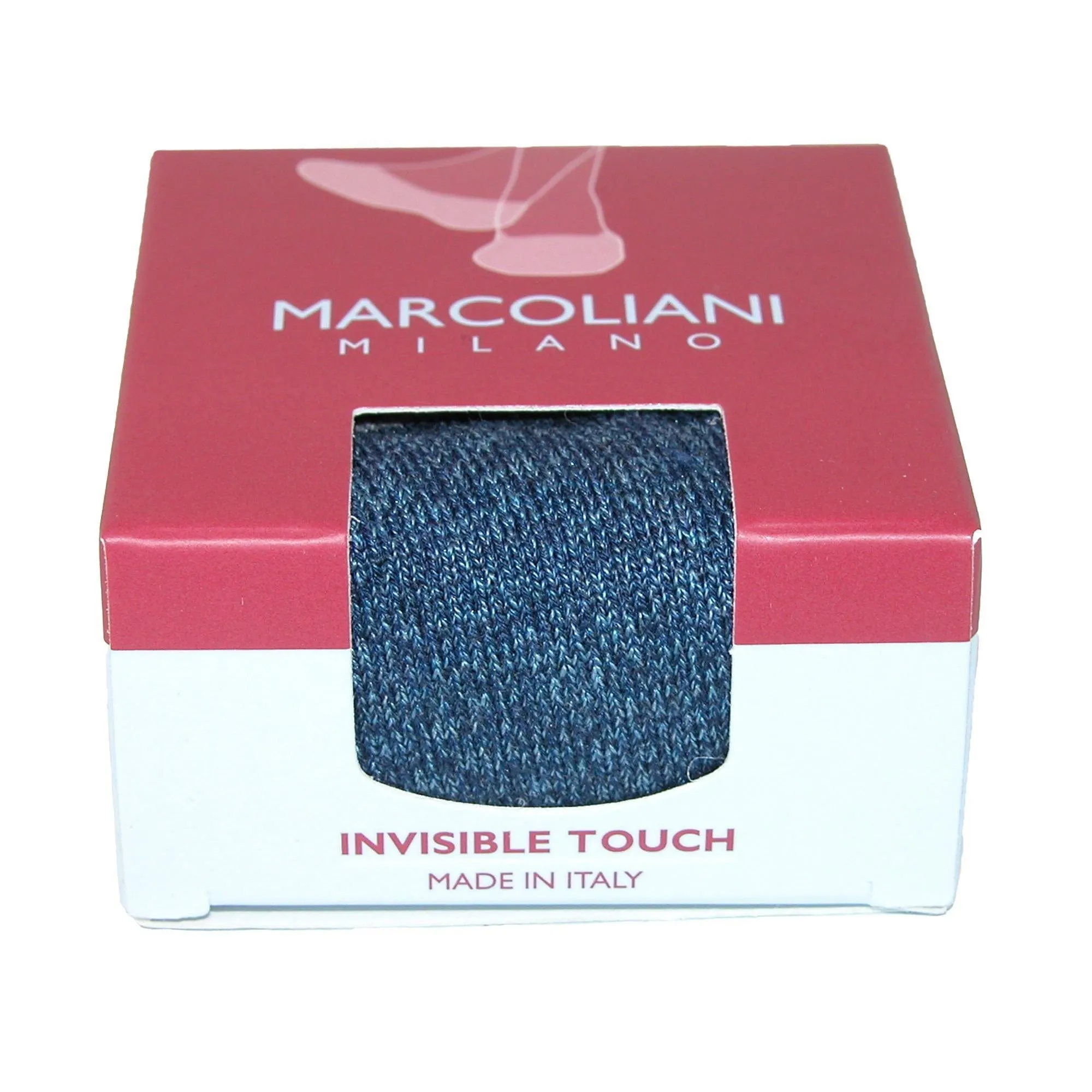 Marcoliani Men's Pima Cotton Solid Invisible Touch Sock Liners