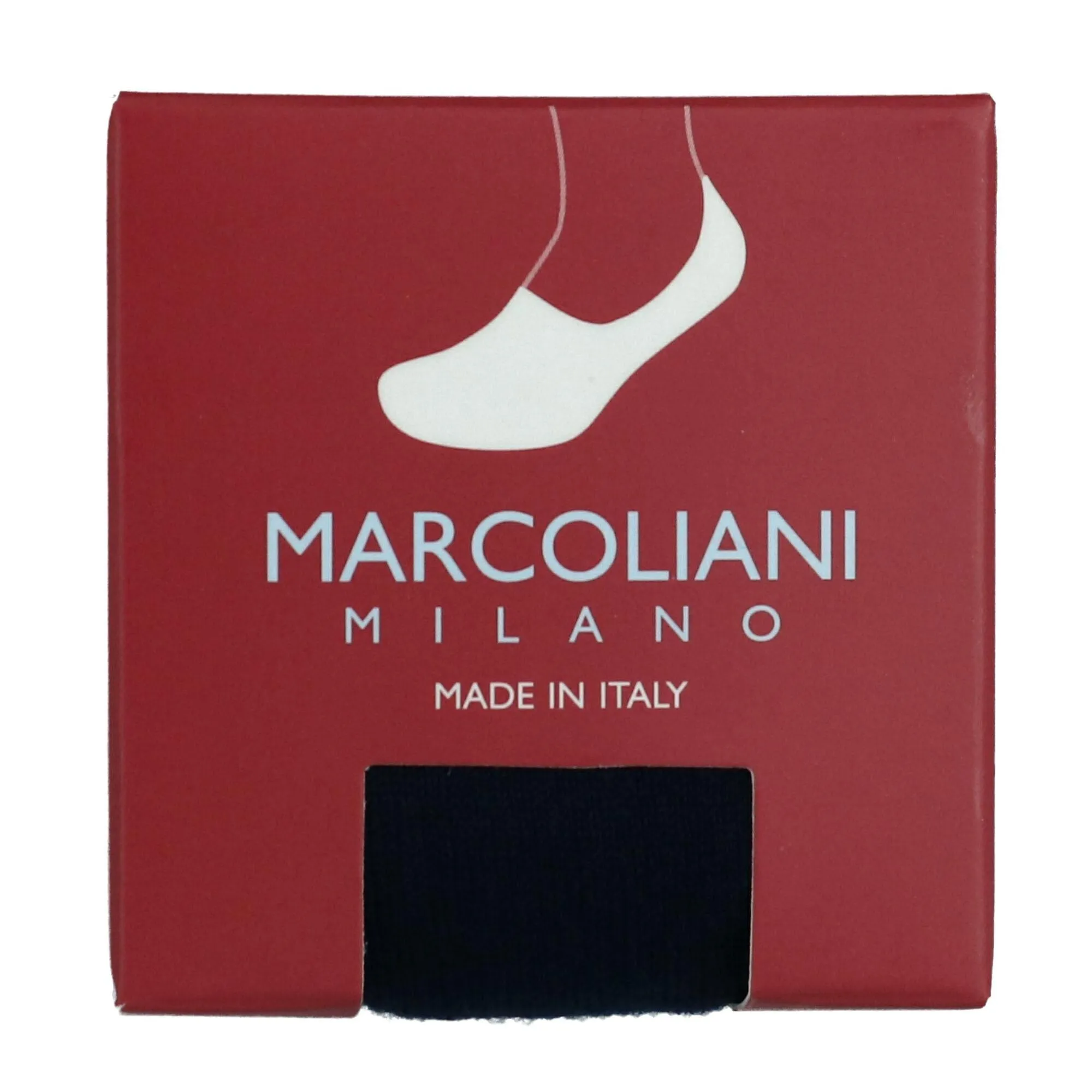 Marcoliani Men's Pima Cotton Solid Invisible Touch Sock Liners