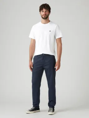 Men's Navy Regular Fit Tech Pant Chinos