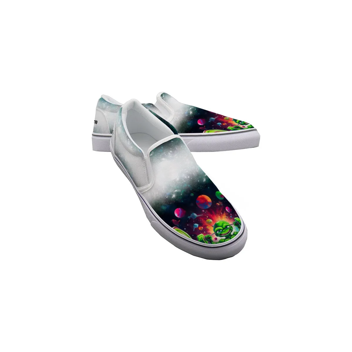 Men's Slip On Sneakers Beastzone alien print 124