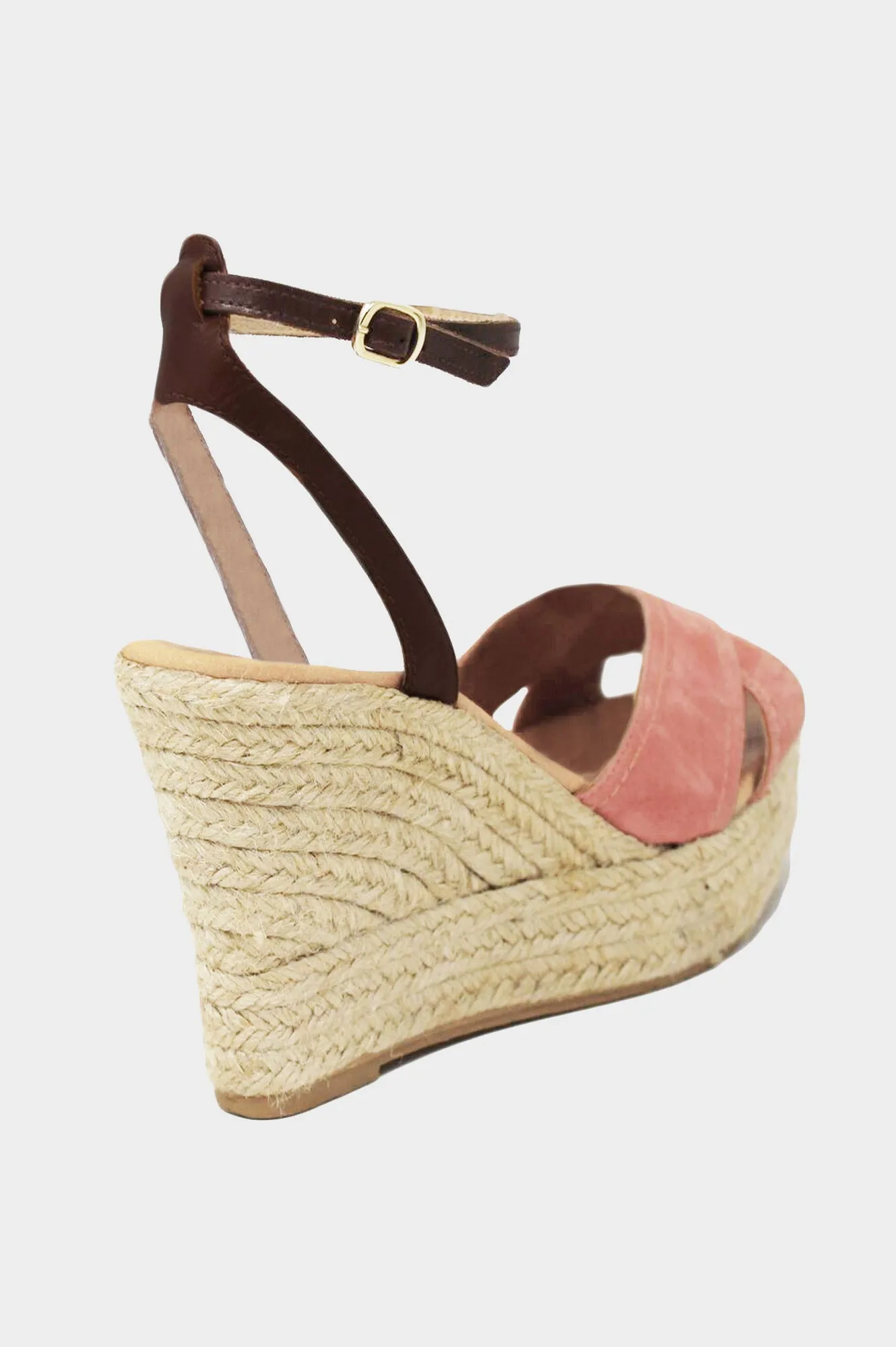 Nadia Platform Wedge | Dusty Pink