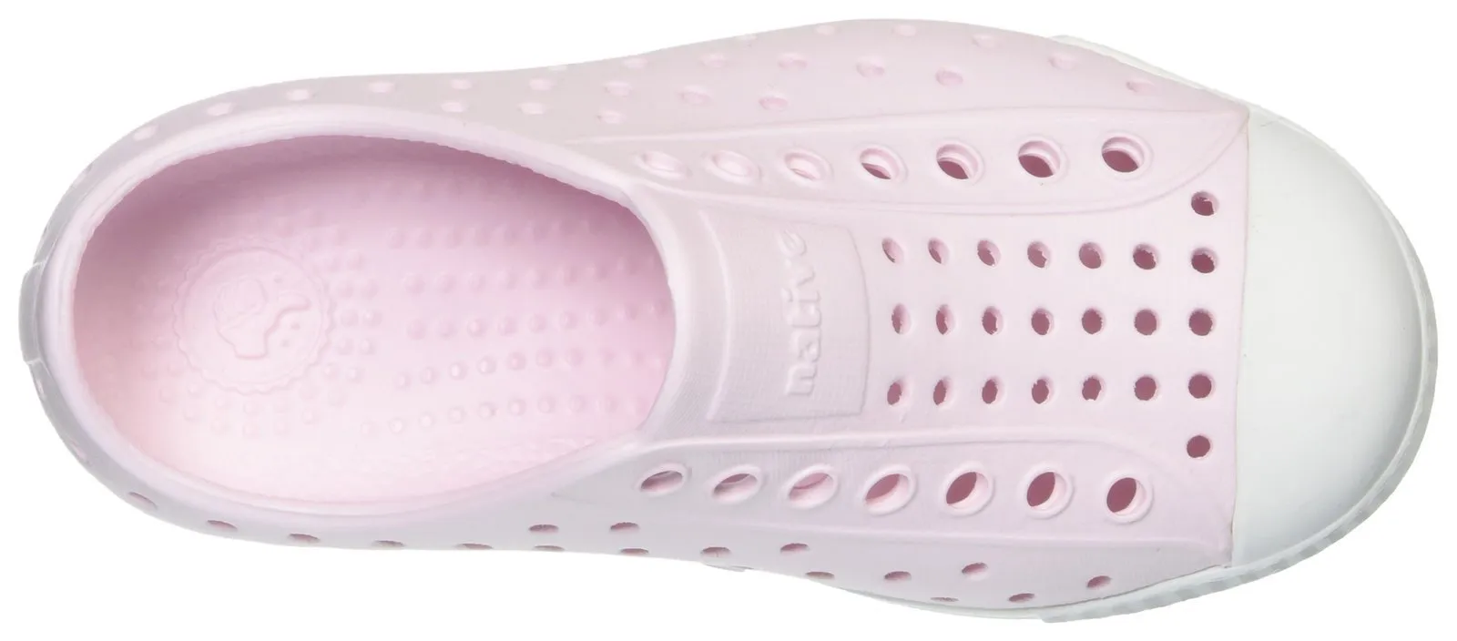 Native Kid's Jefferson Sneaker - Milk Pink/Shell White 13100100-6801