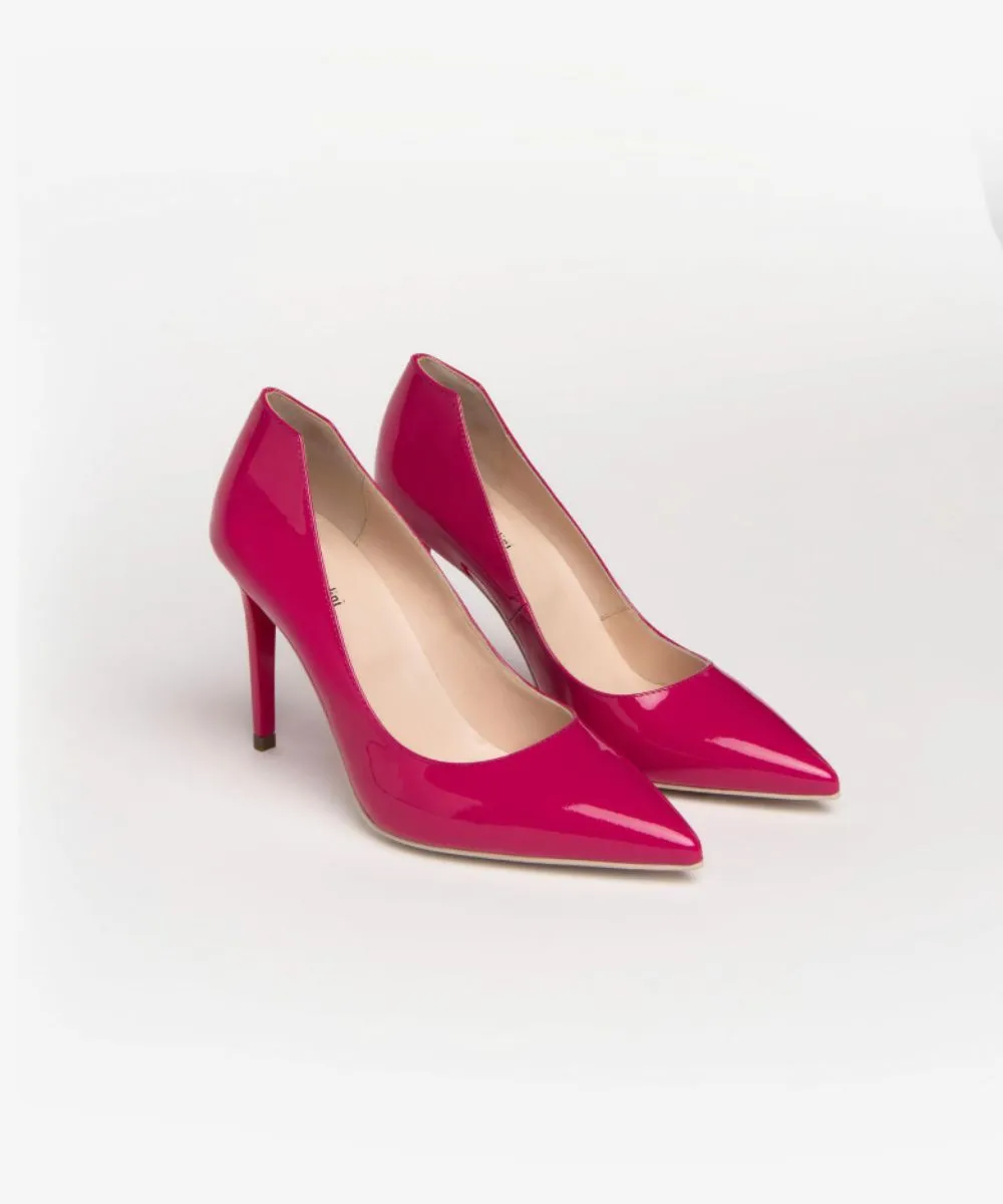 NERO GIARDINI LETHER STILETTO PUMPS