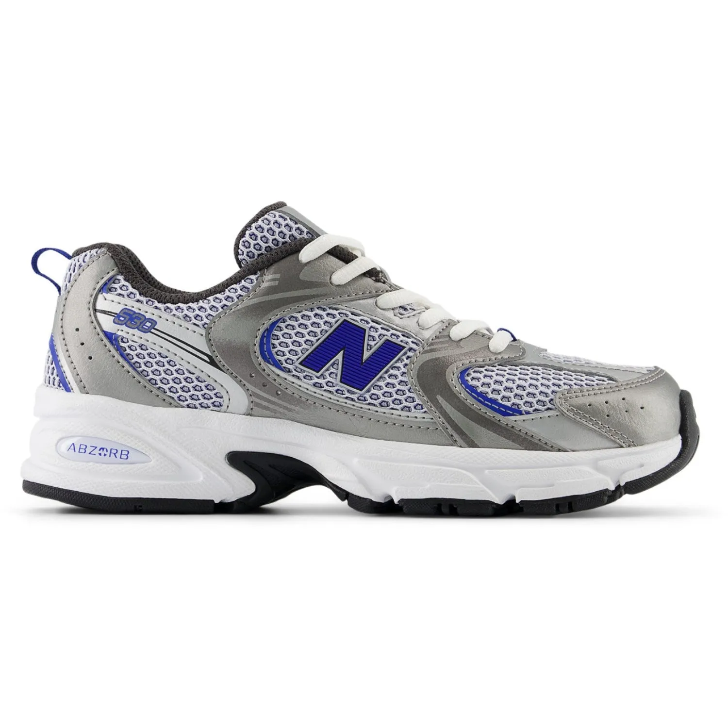 New Balance Dark Silver Metallic New Balance 530 Kids Lace