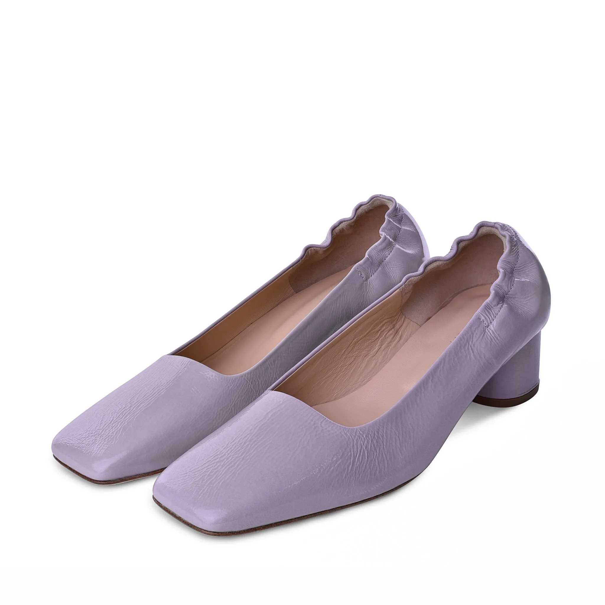 Nyoko Lilac Soft Naplak Pumps