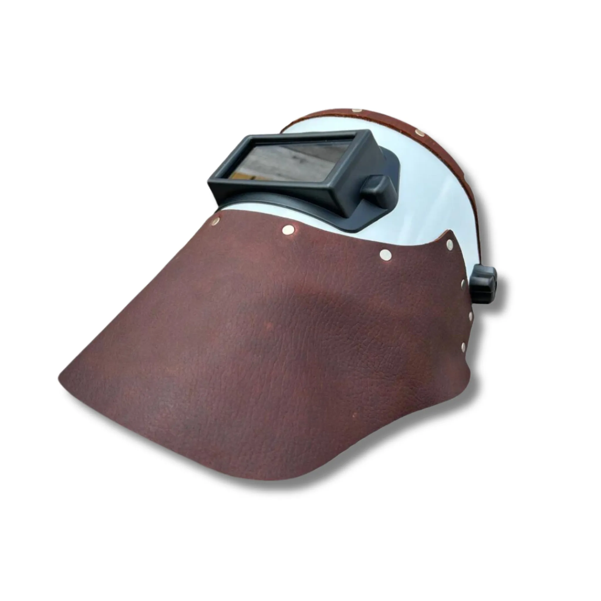 Outlaw Leather - Welding Hood - Brown Leather